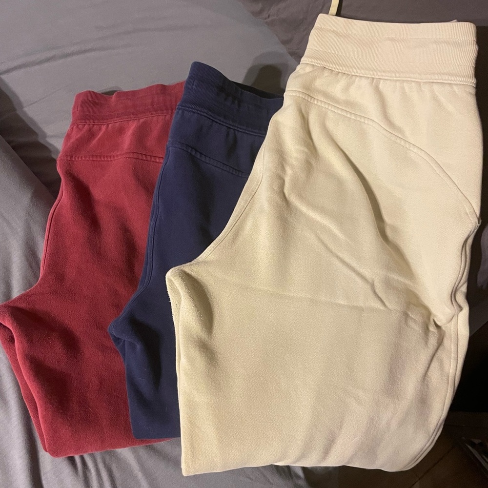 Bundle of 3 Lululemon Scuba Joggers